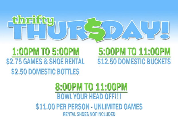 bowling specials